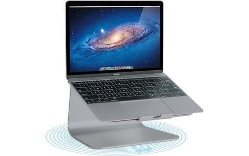 Rain Design mStand 360 Gris sidéral - Support rotatif pour MacBook / MacBook Pro