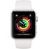 Apple Watch Series 3 (GPS) 38 mm aluminium argent bande sport blanc