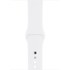 Apple Watch Series 3 (GPS) 38 mm aluminium argent bande sport blanc