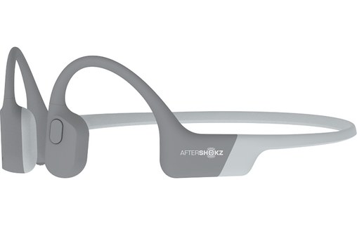 AfterShokz Aeropex Gris - Casque Bluetooth étanche à conduction osseuse