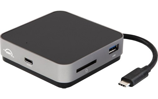 OWC USB-C Travel Dock v2 Gris Sidéral - Dock USB-C de poche