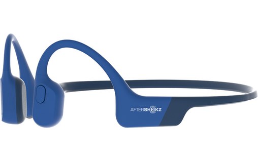 AfterShokz Aeropex Bleu - Casque Bluetooth étanche à conduction osseuse