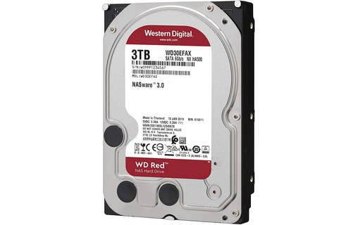 Western Digital WD Red 3 To - Disque dur 5400 tr/min pour NAS - WD30EFAX