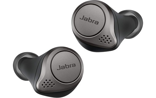 Jabra Elite 75t Titanium Black - Écouteurs Bluetooth True Wireless
