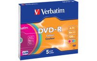 Verbatim DVD-R Colour 4,7 Go 5 pièce(s)