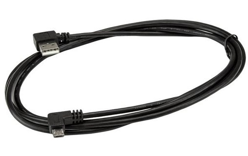 Câble StarTech USB-A vers micro-USB-A coudé (angle droit) USB 2.0 - 2 m - Noir