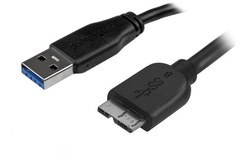 Câble StarTech USB-A vers micro-USB-B 5 Gbit/s - 2 m - Noir