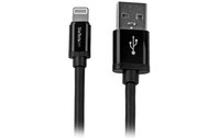 StarTech.com Câble Apple Lightning vers USB pour iPhone, iPod, iPad - 2 m Noir