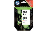 HP 300 Original Noir, Cyan, Magenta, Jaune Multipack 2 pièce(s)