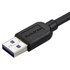 Câble StarTech USB-A vers USB-B coudé 5 Gbit/s - 50 cm - Noir