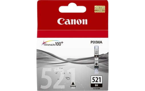 Canon CLI-521 BK Original Noir 1 pièce(s)