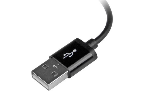 StarTech.com Câble Apple Lightning vers USB pour iPhone, iPod, iPad - 15 cm Noir