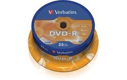 Verbatim 43667 4,7 Go DVD-R 25 pièce(s)