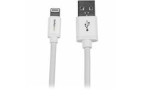 StarTech.com Câble Apple Lightning vers USB pour iPhone, iPod, iPad - 2 m Blanc