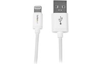StarTech.com Câble Apple Lightning vers USB pour iPhone, iPod, iPad - 1 m Blanc