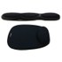 Kensington Tapis de souris noir en mousse, repose-poignets intégré