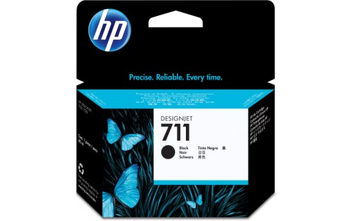 HP 711 Original Noir 1 pièce(s)