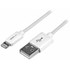 StarTech.com Câble Apple Lightning vers USB pour iPhone, iPod, iPad - 1 m Blanc
