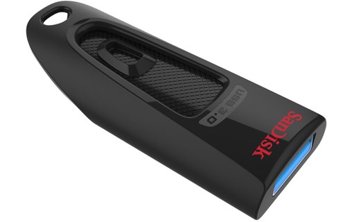 Clé USB SanDisk Ultra 128 Go - Noir - USB 3.2