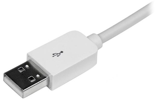 StarTech.com Câble Apple Lightning vers USB pour iPhone, iPod, iPad - 3 m Blanc
