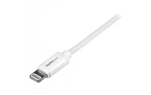 StarTech.com Câble Apple Lightning vers USB pour iPhone, iPod, iPad - 1 m Blanc