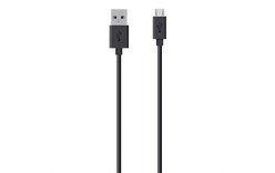 Belkin USB A - Micro-USB, 2m câble USB 2.0 Micro-USB B Noir