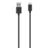 Belkin USB A - Micro-USB, 2m câble USB 2.0 Micro-USB B Noir