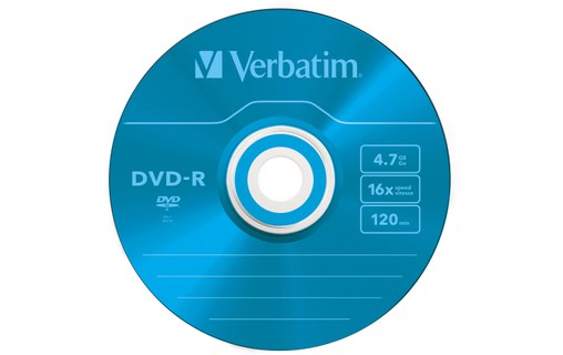 Verbatim DVD-R Colour 4,7 Go 5 pièce(s)