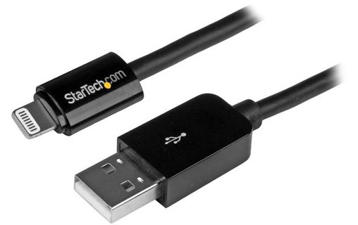 StarTech.com Câble Apple Lightning vers USB pour iPhone, iPod, iPad - 3 m Noir