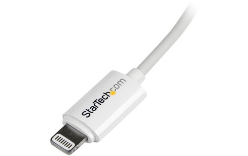 StarTech.com Câble Apple Lightning vers USB pour iPhone, iPod, iPad - 2 m Blanc