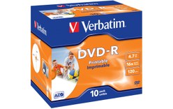 Verbatim 43521 DVD vierge 4,7 Go DVD-R 10 pièce(s)