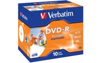 Verbatim 43521 DVD vierge 4,7 Go DVD-R 10 pièce(s)