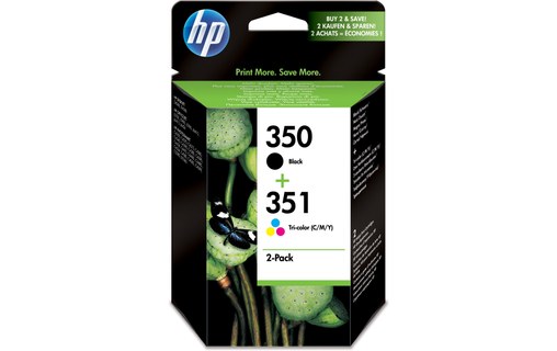 HP 350/351 Original Noir, Cyan, Magenta, Jaune Multipack 2 pièce(s)