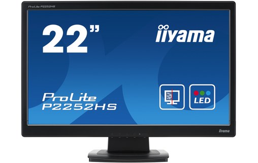 iiyama ProLite P2252HS-B1 écran plat de PC 54,6 cm (21.5) 1920 x 1080 pixels Fu