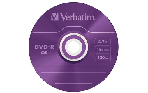Verbatim DVD-R Colour 4,7 Go 5 pièce(s)