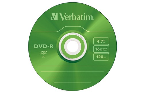 Verbatim DVD-R Colour 4,7 Go 5 pièce(s)