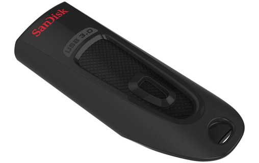 Clé USB SanDisk Ultra 128 Go - Noir - USB 3.2