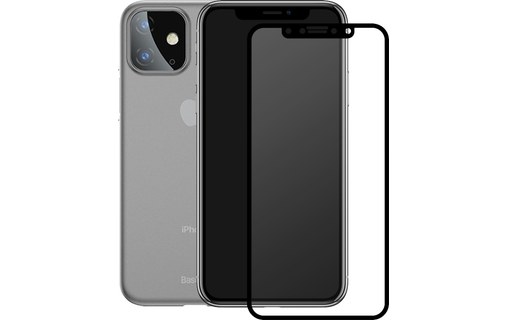Novodio coque Translucide et vitre de protection pour iPhone 11