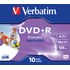 Verbatim 43508 DVD vierge 4,7 Go DVD+R 10 pièce(s)