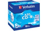 Verbatim CD-R AZO Crystal 700 Mo 10 pièce(s)