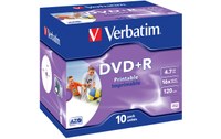 Verbatim 43508 DVD vierge 4,7 Go DVD+R 10 pièce(s)