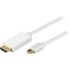 Câble Mini DisplayPort 1.2 (mâle) vers HDMI 2.0 (mâle) 4K à 60 Hz - 2 mètres