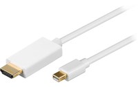 Câble Mini DisplayPort 1.2 vers HDMI 2.0 4K @ 60Hz - 2 m