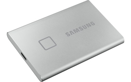 Samsung T7 Touch 500 Go Argent - SSD externe portable USB-C & USB-A -  Disque dur externe - Samsung