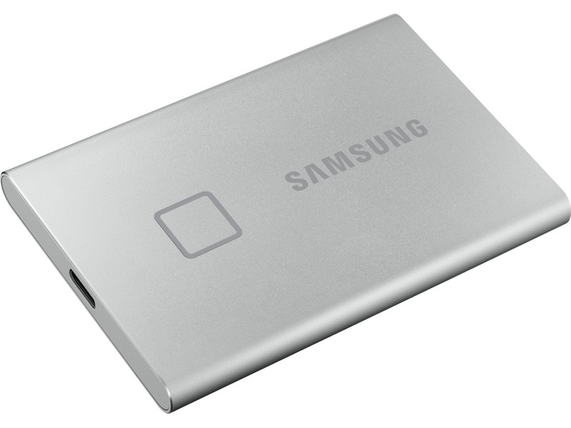 Samsung T7 Touch 500 Go Argent - SSD externe portable USB-C