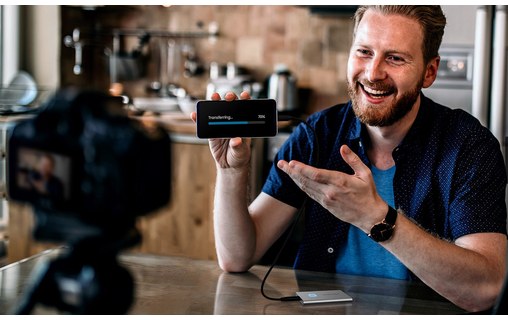 Samsung T7 Touch 2 To Noir - SSD externe portable USB-C & USB-A