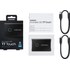 Samsung T7 Touch 1 To Noir - SSD externe portable USB-C & USB-A