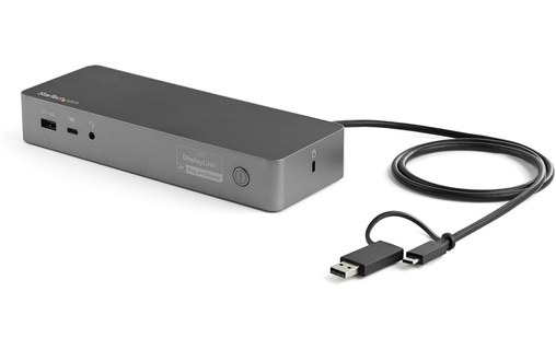 StarTech.com Station d'accueil USB Type-C/A à double affichage avec Power Delive
