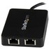 StarTech.com Adaptateur réseau USB-C vers 2 ports Gigabit Ethernet avec port USB