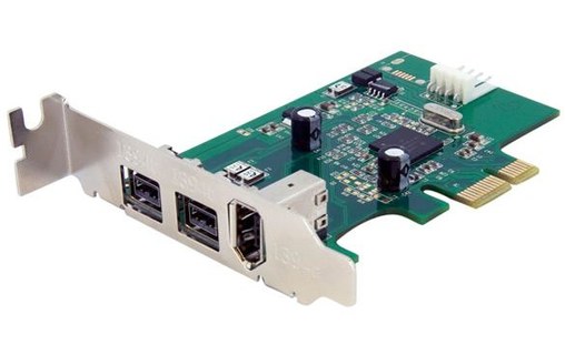 StarTech.com Carte Adaptateur PCI Express vers 3 Ports FireWire - Faible Encombr